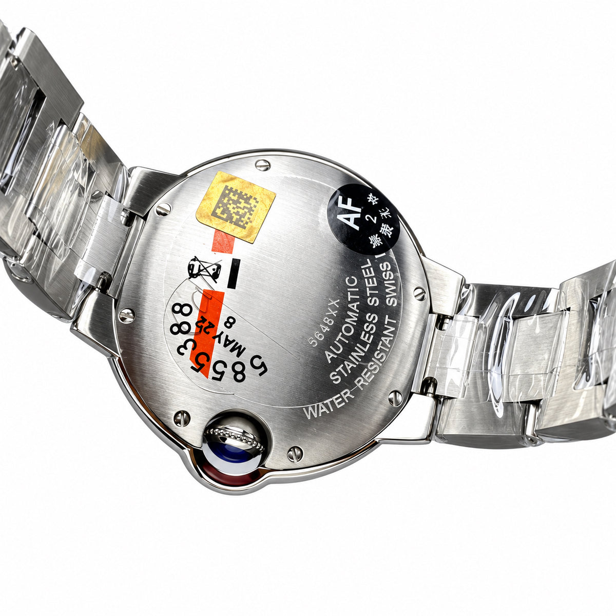 Cartier Ballon Bleu Steel Silver Dial Automatic Bracelet Watch – KDY