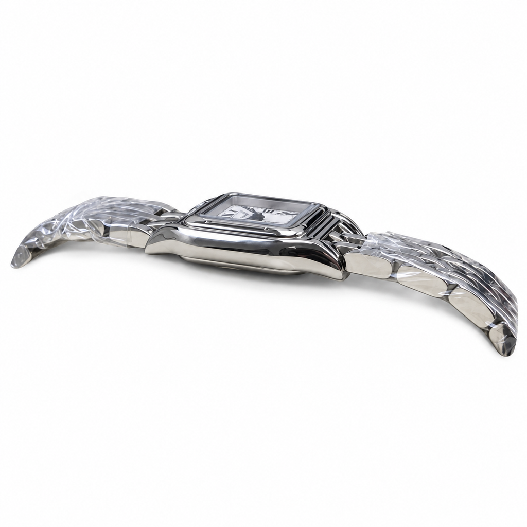 Cartier Pantère de Cartier Small Steel White Dial Quartz Bracelet Watch – KDY