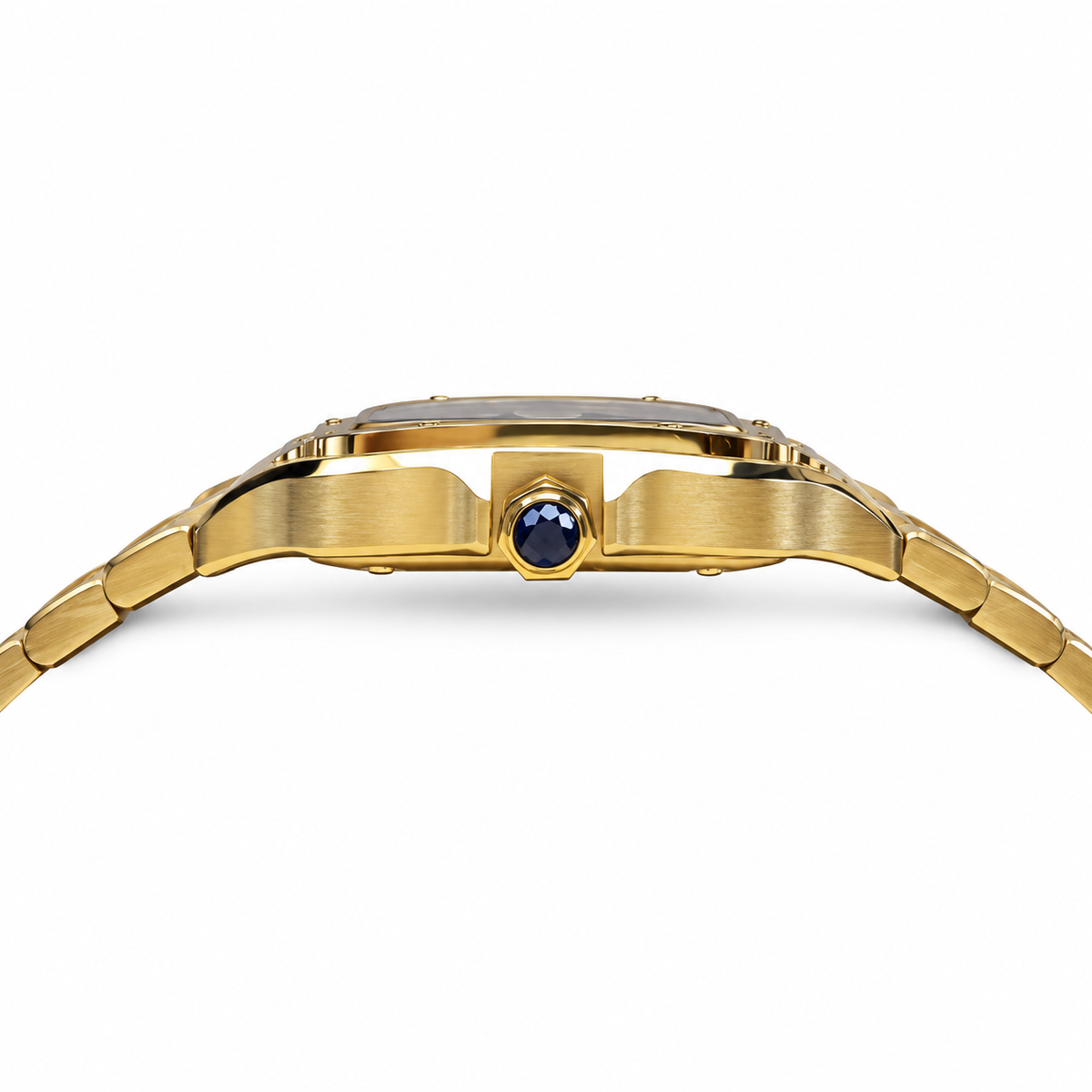 Cartier Santos Yellow Gold White Dial Automatic Watch – KDY
