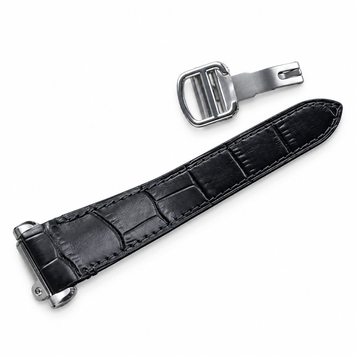 Cartier Santos Large Steel Smoked Brown Gradient Dial Automatic Watch – KDY
