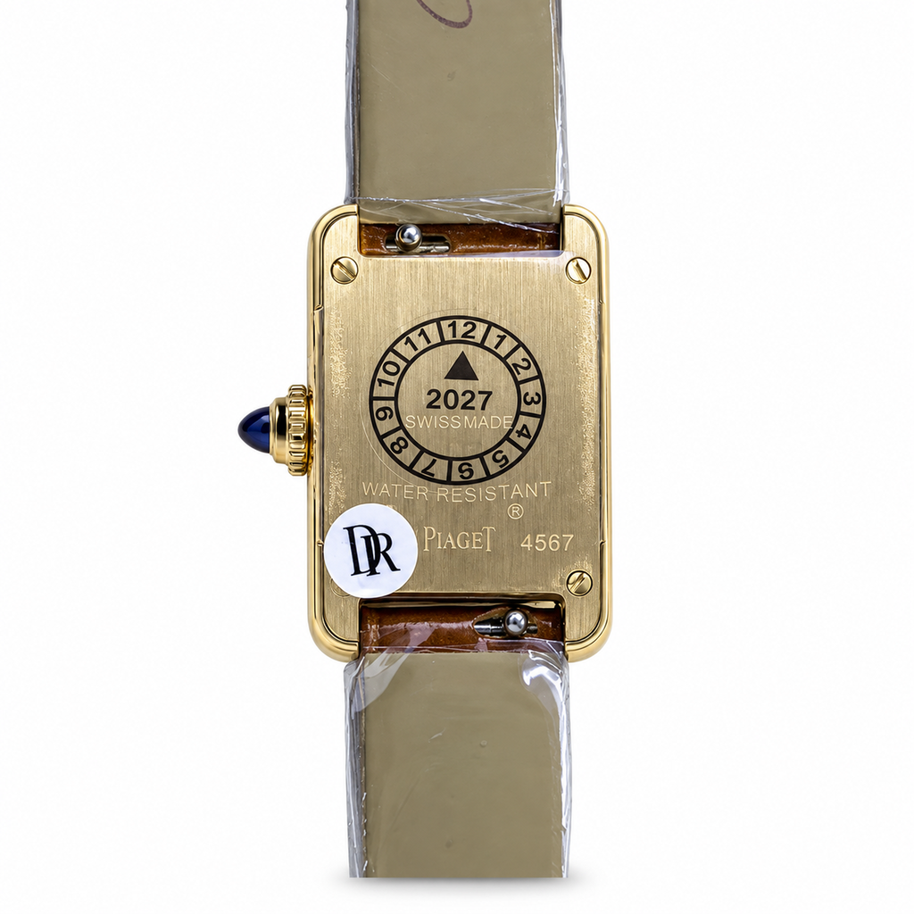 Cartier Tank Louis Cartier — 18K Yellow Gold, White Dial & Brown Alligator Strap