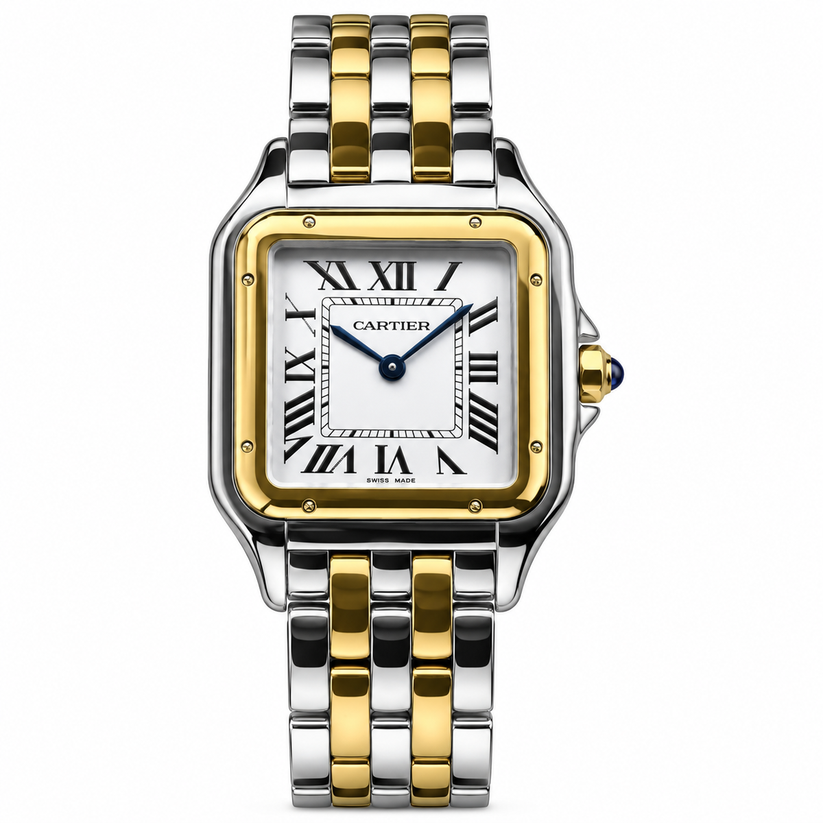 Cartier Panthère de Cartier — Two-Tone Yellow Gold & Steel Bracelet Watch