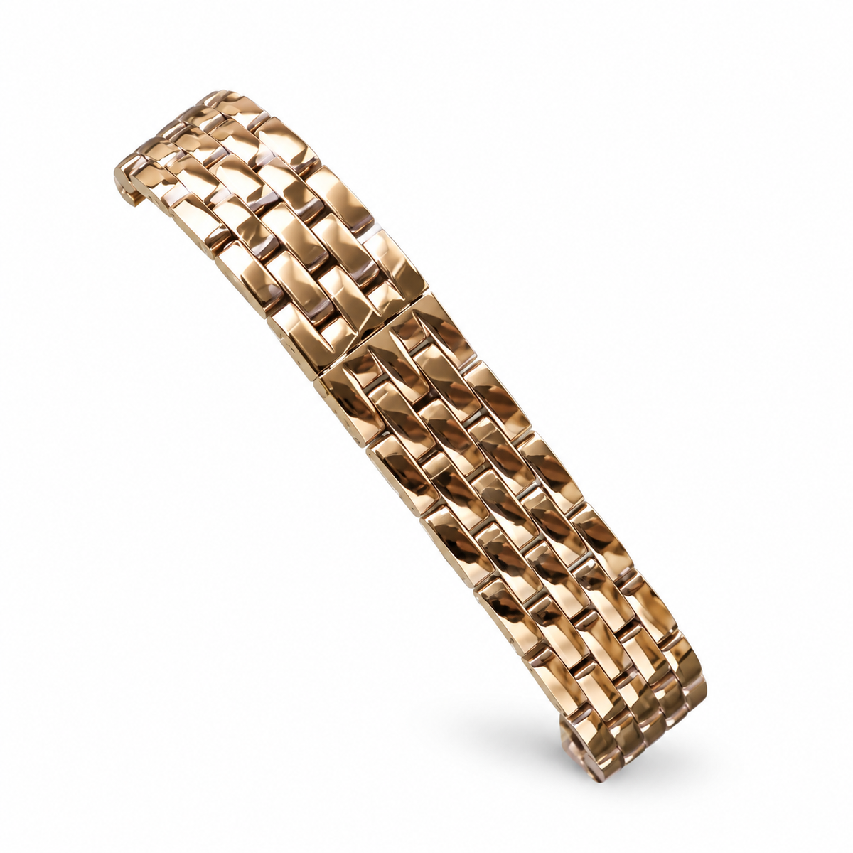 Cartier Pantère de Cartier Medium Yellow Gold Diamond Bezel Bracelet Watch – KDY
