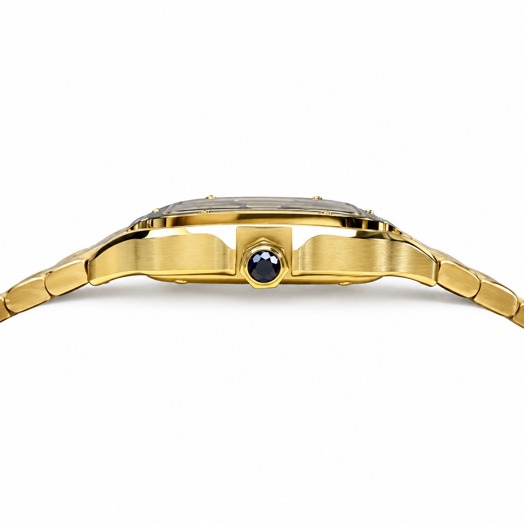 Cartier Santos de Cartier Automatic — Full 18K Yellow Gold Case & Bracelet