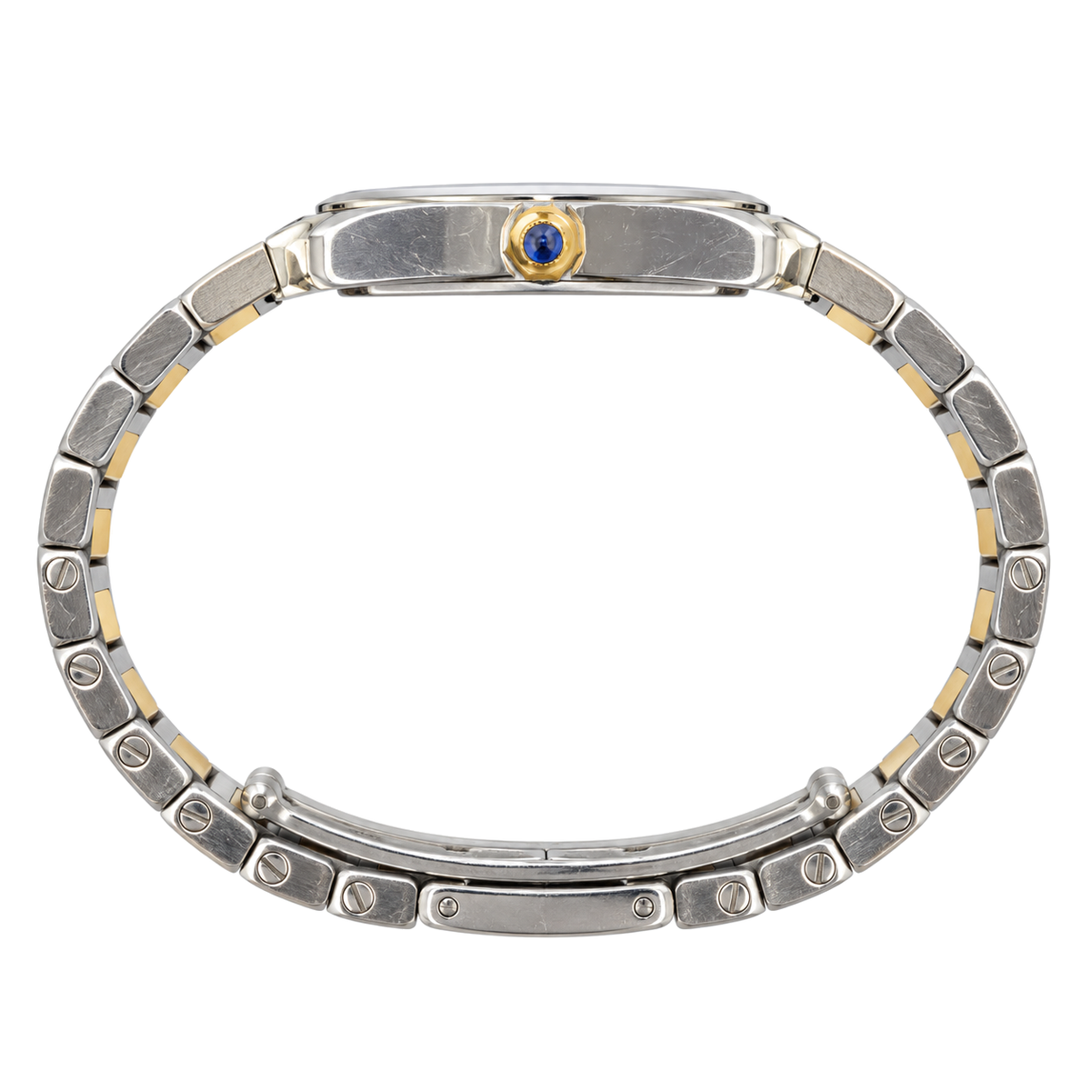 Cartier Tank Française Medium Steel Yellow Gold Two-Tone Bracelet Watch – KDY