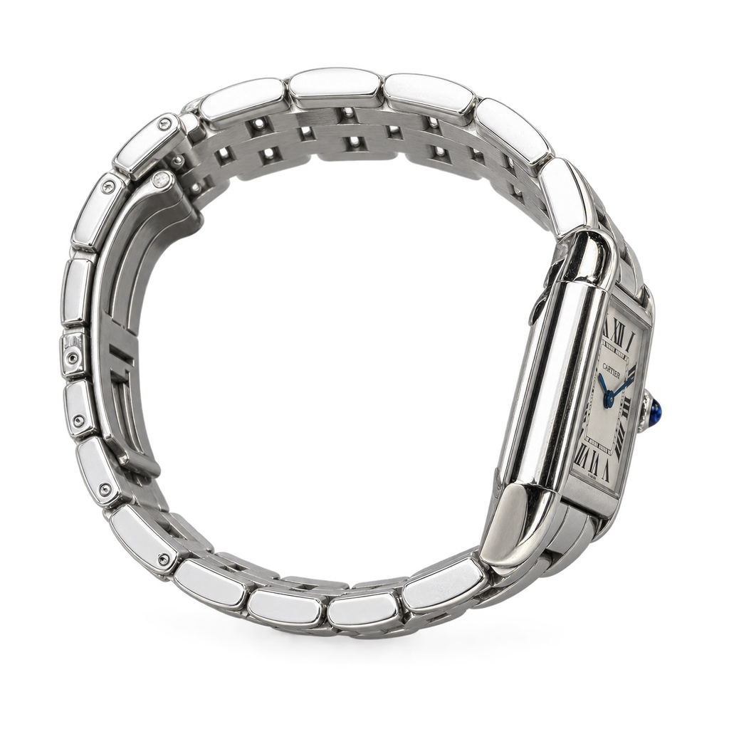 Cartier Panthère de Cartier Large — Steel, Silver Dial, Roman Numerals & Steel Bracelet, Quartz