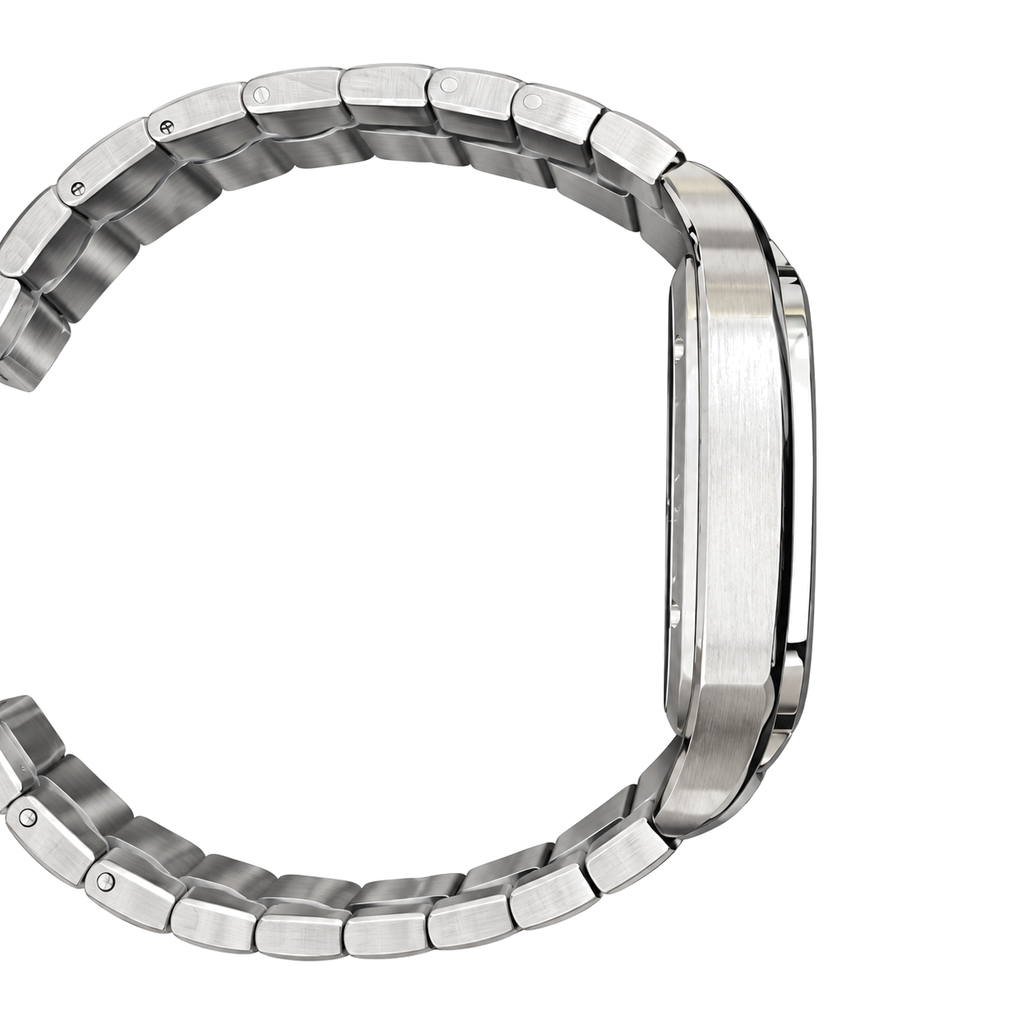 Cartier Santos Skeleton Blue Hands Steel Bracelet Watch – KDY