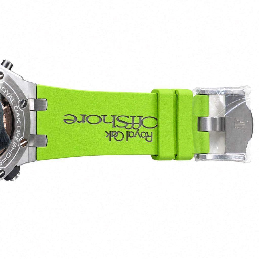 Audemars Piguet Royal Oak Offshore Diver Chronograph Green Dial Rubber Strap Watch