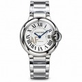 Cartier Ballon Bleu 36mm Automatic — Stainless Steel, Silver Dial & Steel Bracelet