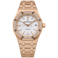 Audemars Piguet Royal Oak Selfwinding 37mm – Rose Gold Diamond Bezel White Dial