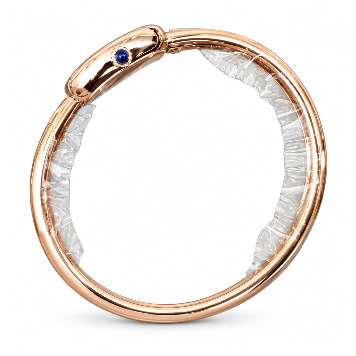 Cartier Baignoire Rose Gold Bangle Bracelet Watch – KDY