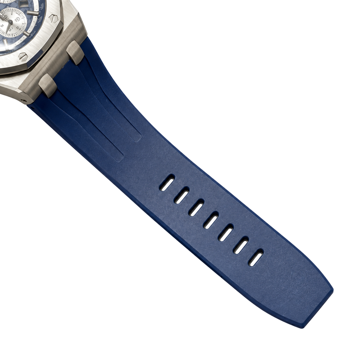 Audemars Piguet Royal Oak Offshore Chronograph Blue Dial White Sub-dials Rubber Strap Watch