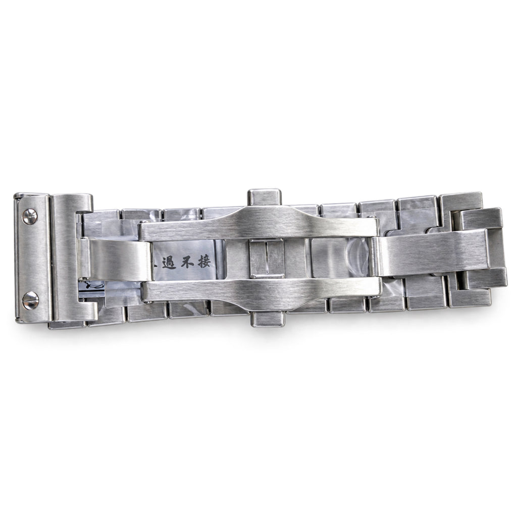 Cartier Santos Automatic Grey Dial Stainless Steel Bracelet Luxury Watch Swiss Made
