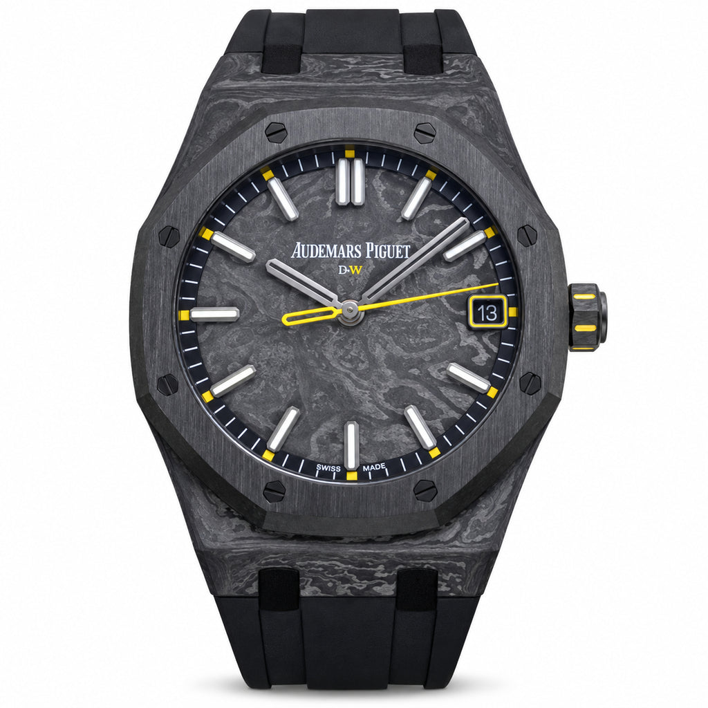 Audemars Piguet Royal Oak Selfwinding 41mm – Forged Carbon Yellow Accents