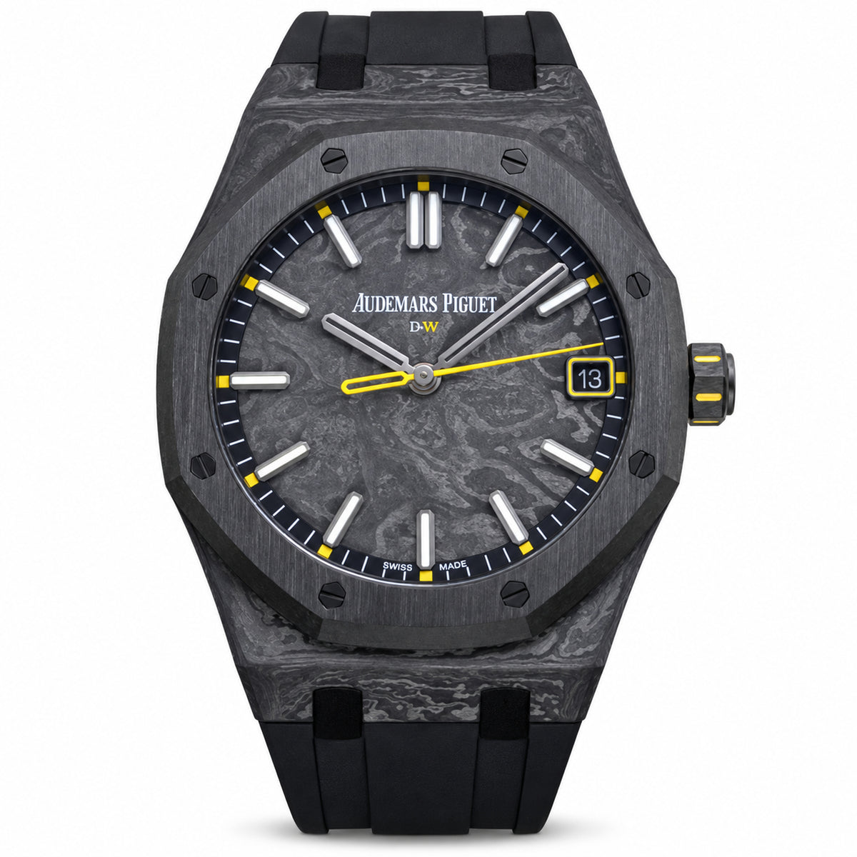 Audemars Piguet Royal Oak Selfwinding 41mm – Forged Carbon Yellow Accents