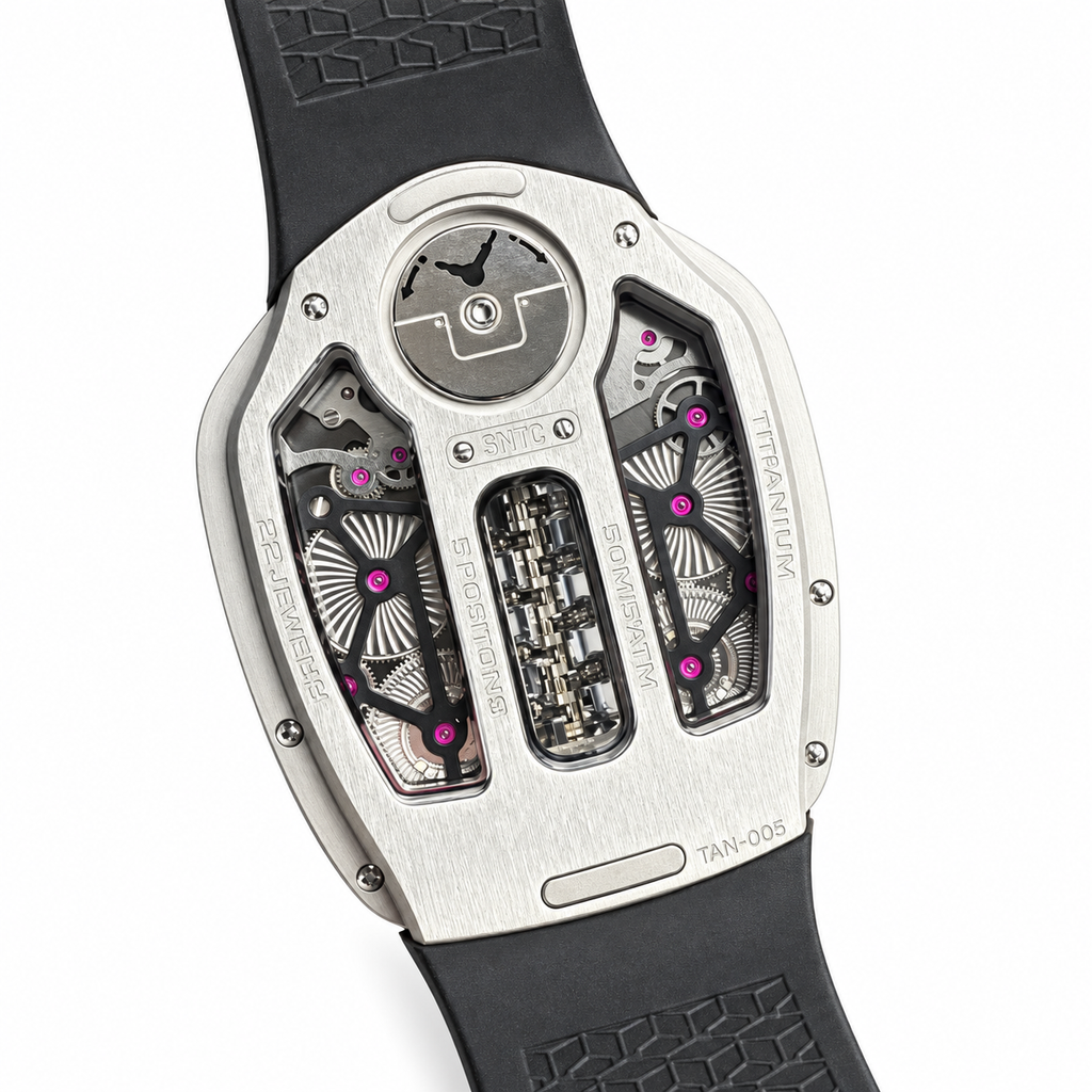 Jacob & Co. x Bugatti La Voiture Noire Black Titanium Tourbillon Dashboard Watch