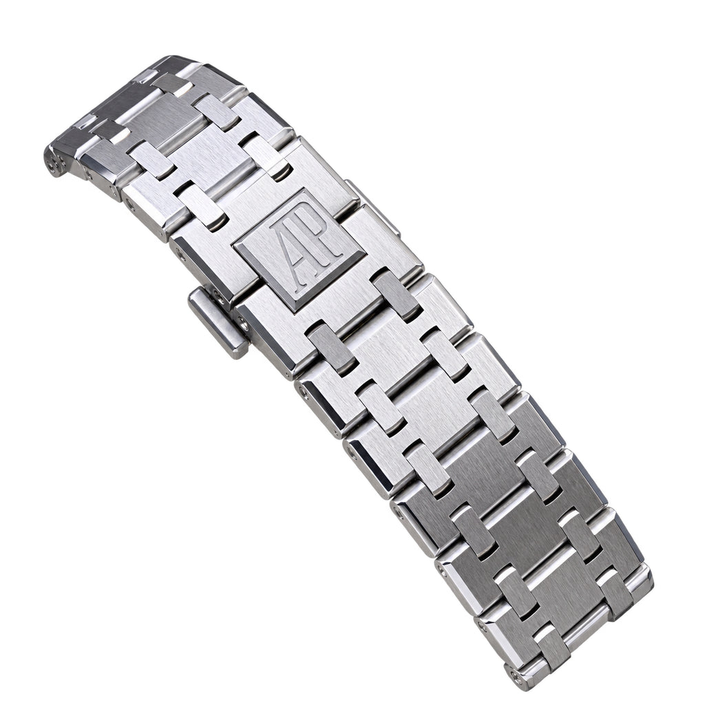 Audemars Piguet Royal Oak Lady Selfwinding 34mm – White Grande Tapisserie Steel Bracelet
