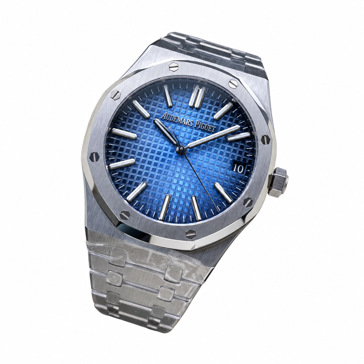 Audemars Piguet Royal Oak 41mm – Steel Blue Tapisserie Dial