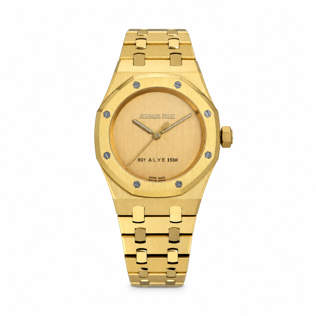 Audemars Piguet Royal Oak Jumbo Extra-Thin Yellow Gold Champagne 50th Anniversary Watch