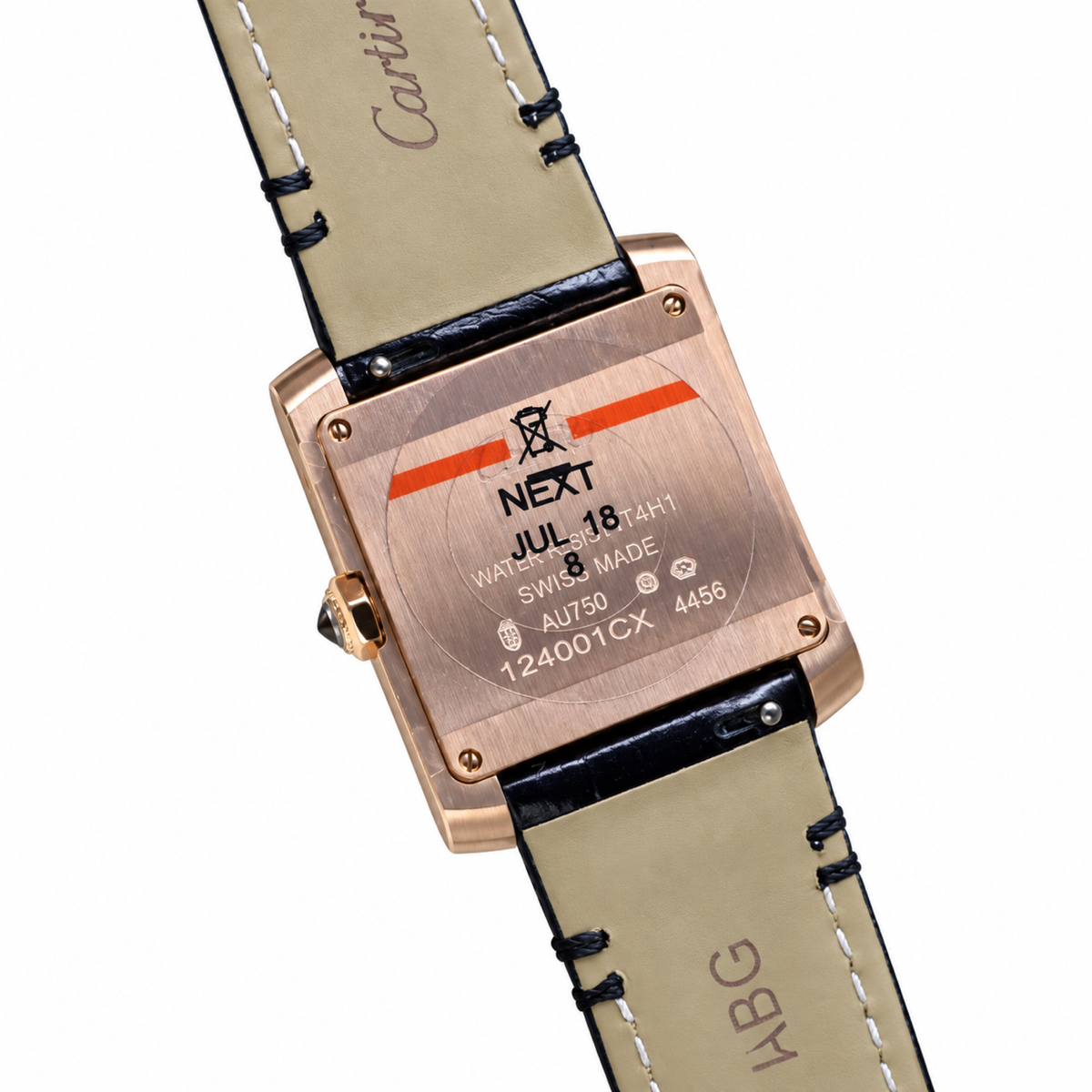 Cartier Tank Louis Cartier — 18K Rose Gold, Diamond Brancards, Silver Dial & Black Alligator Strap, Women