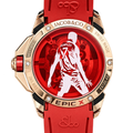 Jacob & Co. Epic X CR7 Rose Gold Red Sapphire Skeleton Ronaldo No.7 Watch