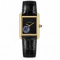 Cartier Tank Must × Alec Monopoly — Yellow Gold, Black Onyx Dial & Black Strap