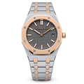 Audemars Piguet Royal Oak Two-Tone Rose Gold Bezel Grey Dial Automatic Watch