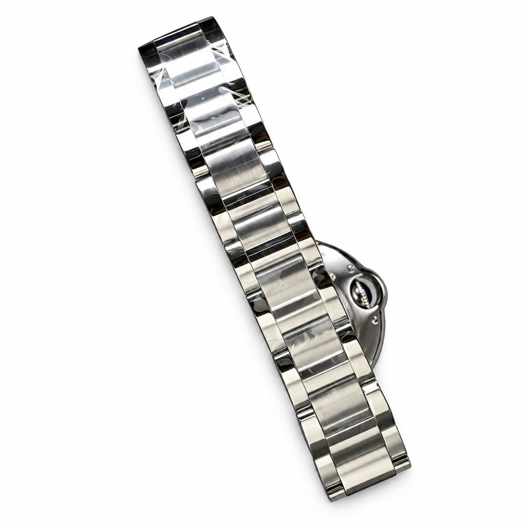 Cartier Ballon Bleu Steel Silver Dial Automatic Bracelet Watch – KDY