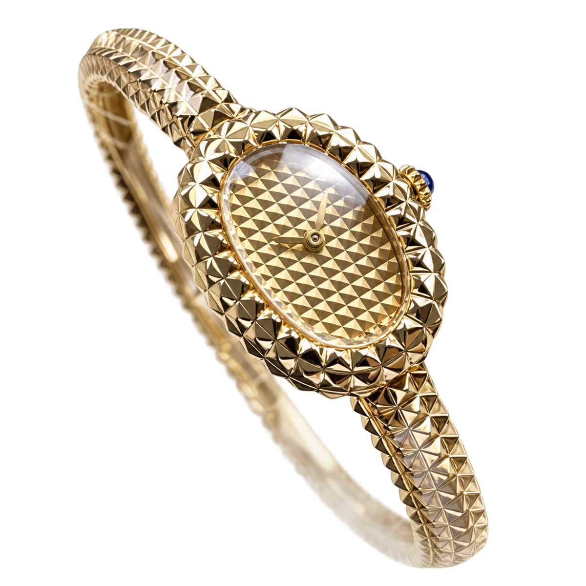 Cartier Clash de Cartier — 18K Yellow Gold Pyramid Bracelet Watch