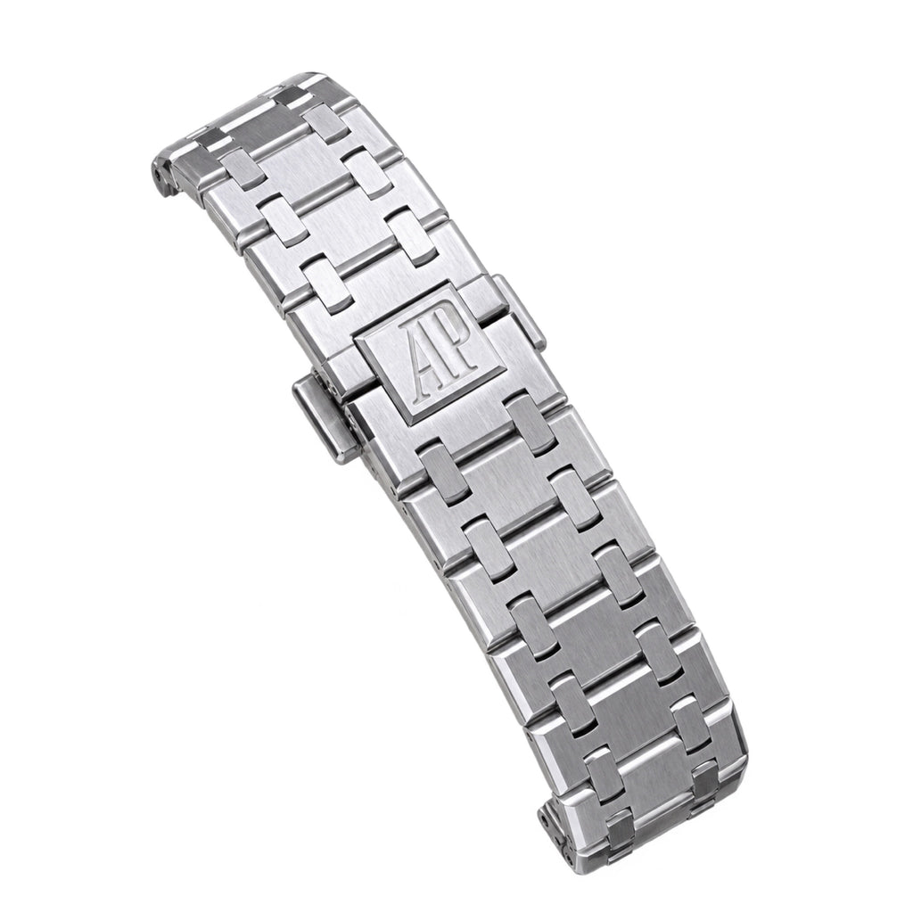 Audemars Piguet Royal Oak Steel Light Blue Tapisserie Date Watch