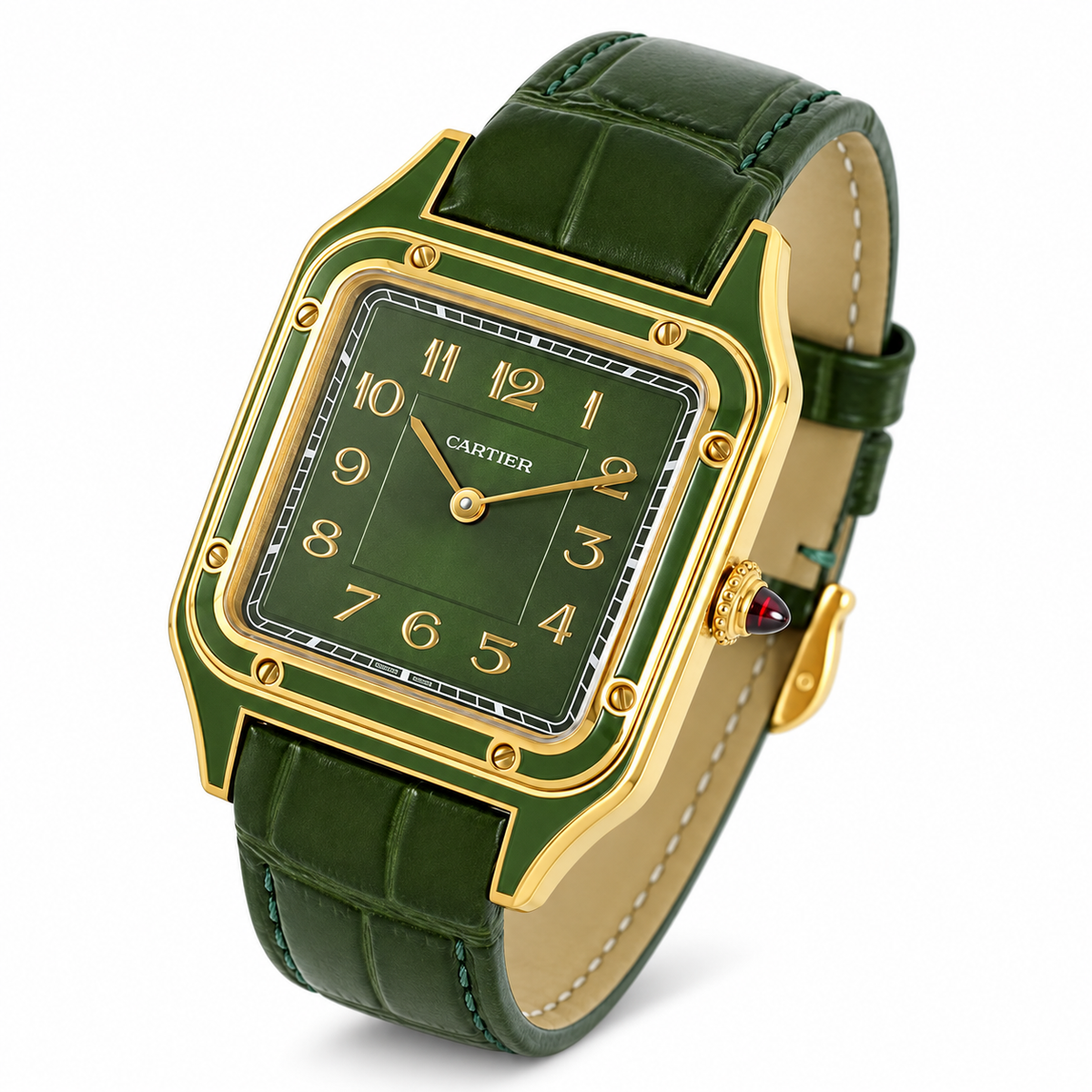 Cartier Tank Swiss Watch – Luxury Rectangular Timepiece with Sapphire Crystal & Automatic Movement