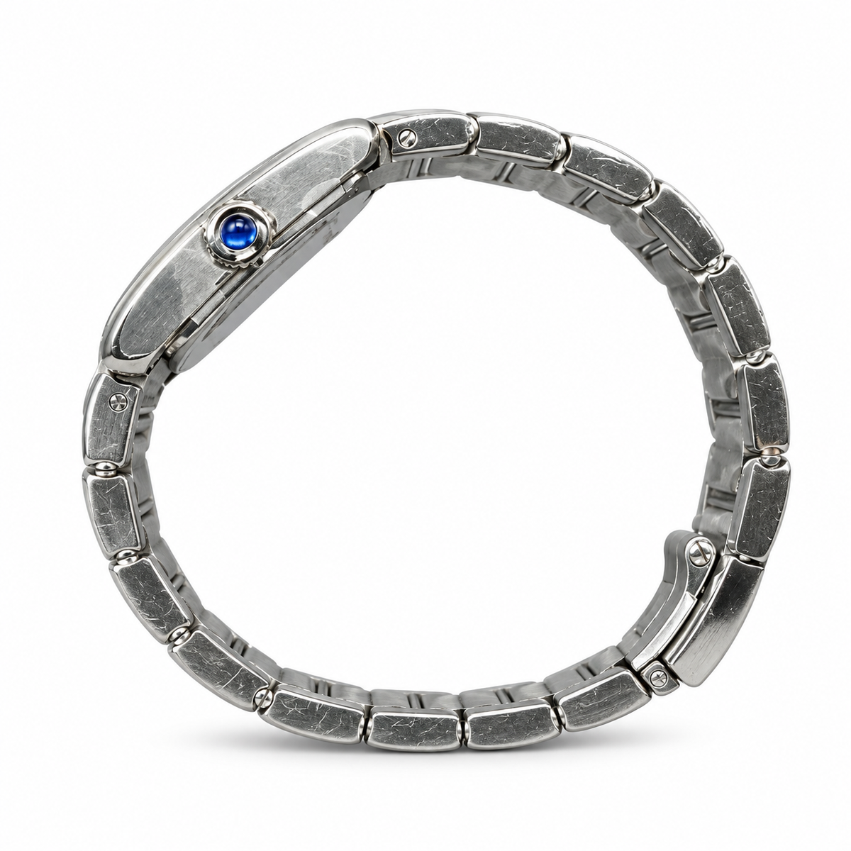 Cartier Tank Française Steel White Dial Bracelet Watch – KDY