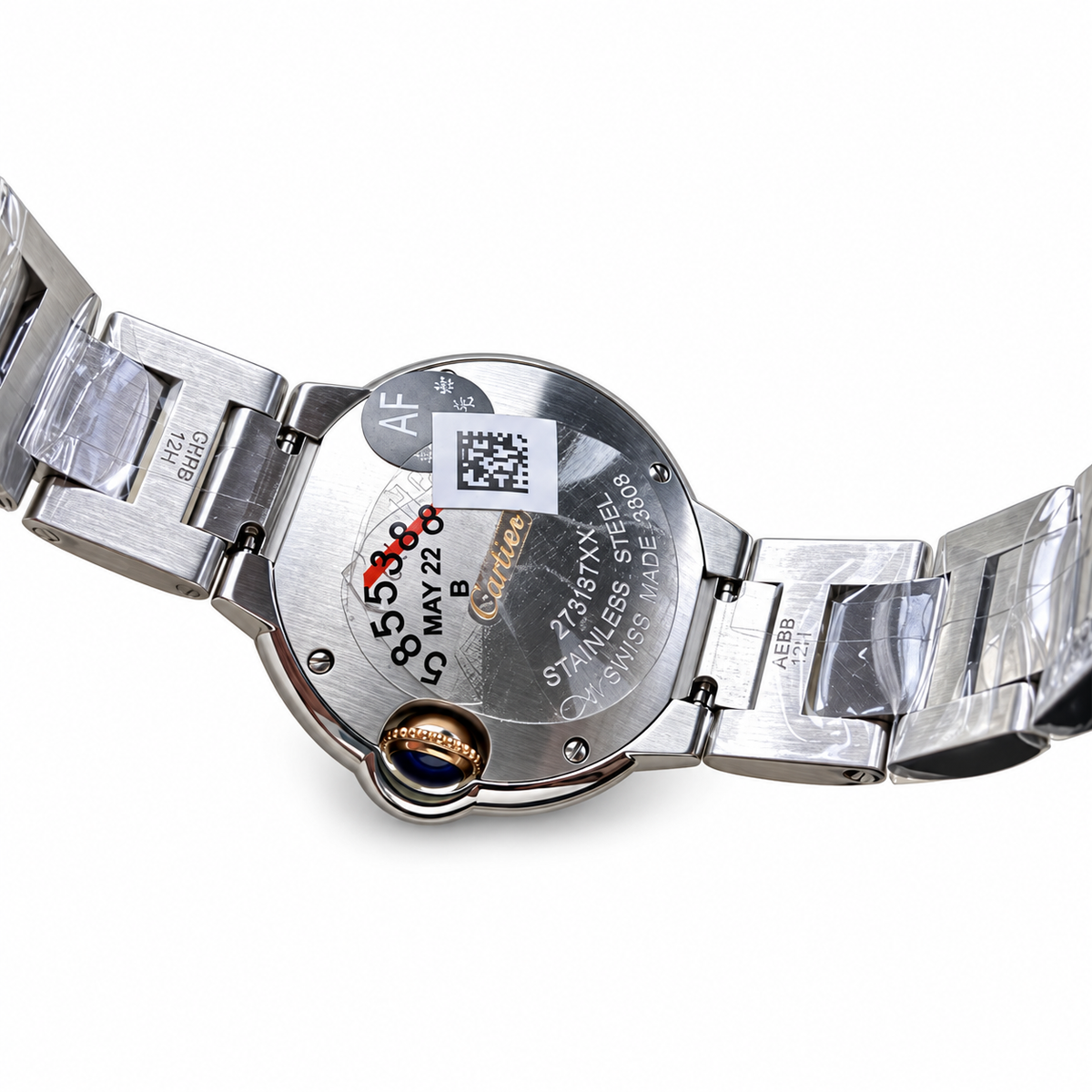 Cartier Ballon Bleu Small Steel Rose Gold Diamond Bezel Watch – KDY