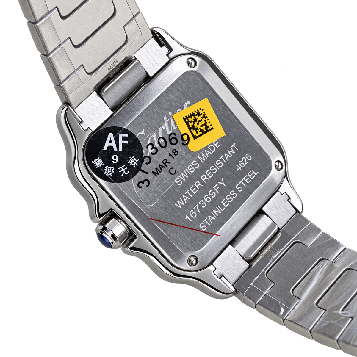 Cartier Santos Automatic Stainless Steel Luxury Watch Swiss Made