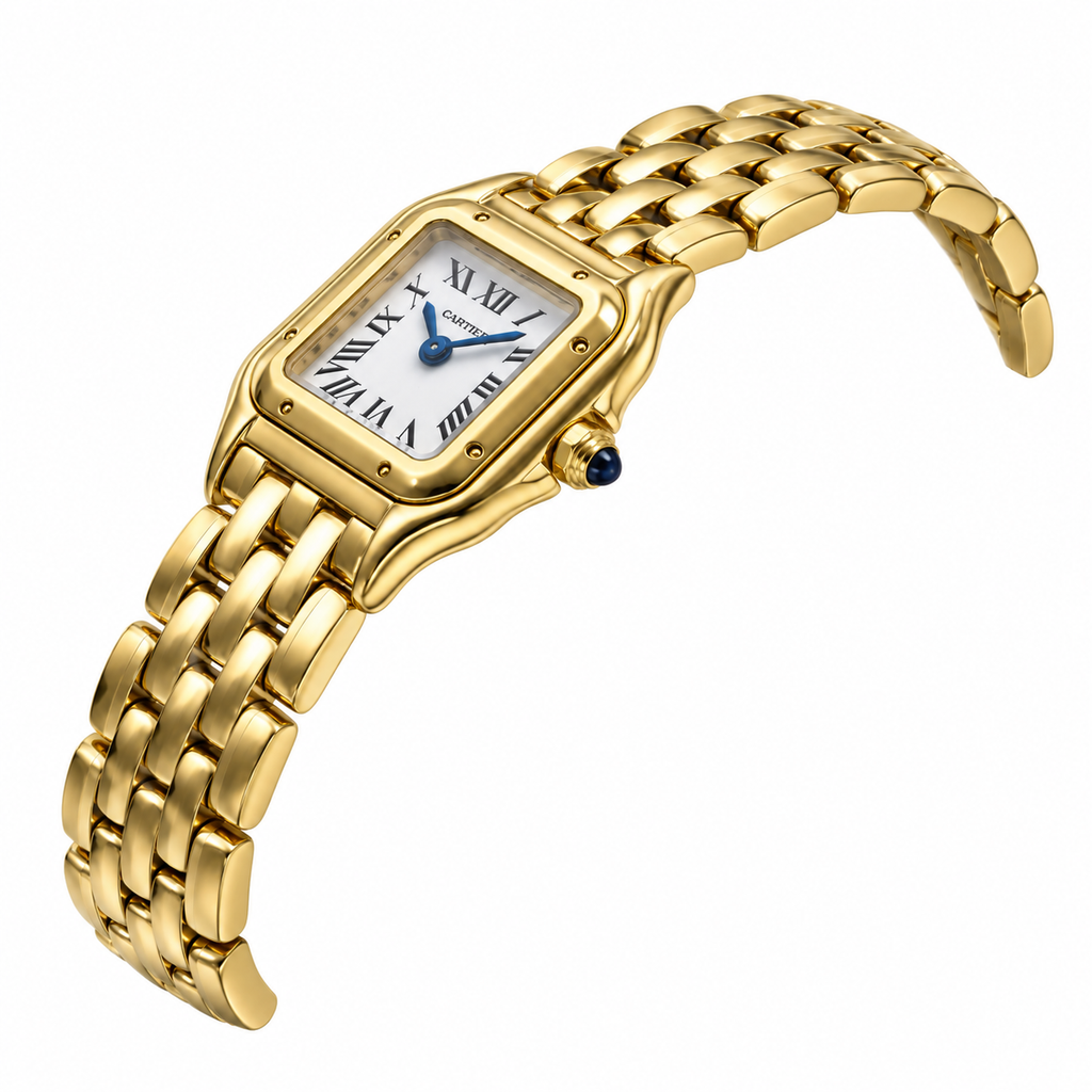Cartier Panthère 18K Yellow Gold Luxury Swiss Made Women's Watch