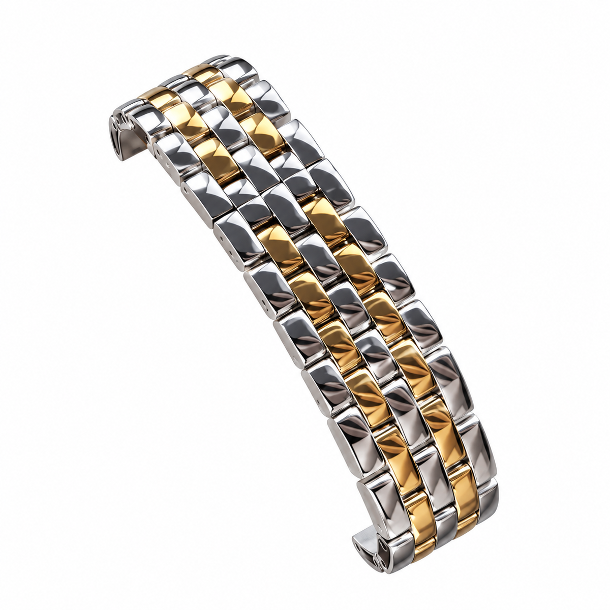 Cartier Panthère de Cartier — Two-Tone Yellow Gold & Steel Bracelet Watch
