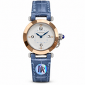 Cartier Pasha de Cartier — Rose Gold Bezel, White Dial & Blue Alligator Strap