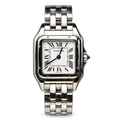 Cartier Panthère de Cartier Large — Steel, Silver Dial, Roman Numerals & Steel Bracelet, Quartz