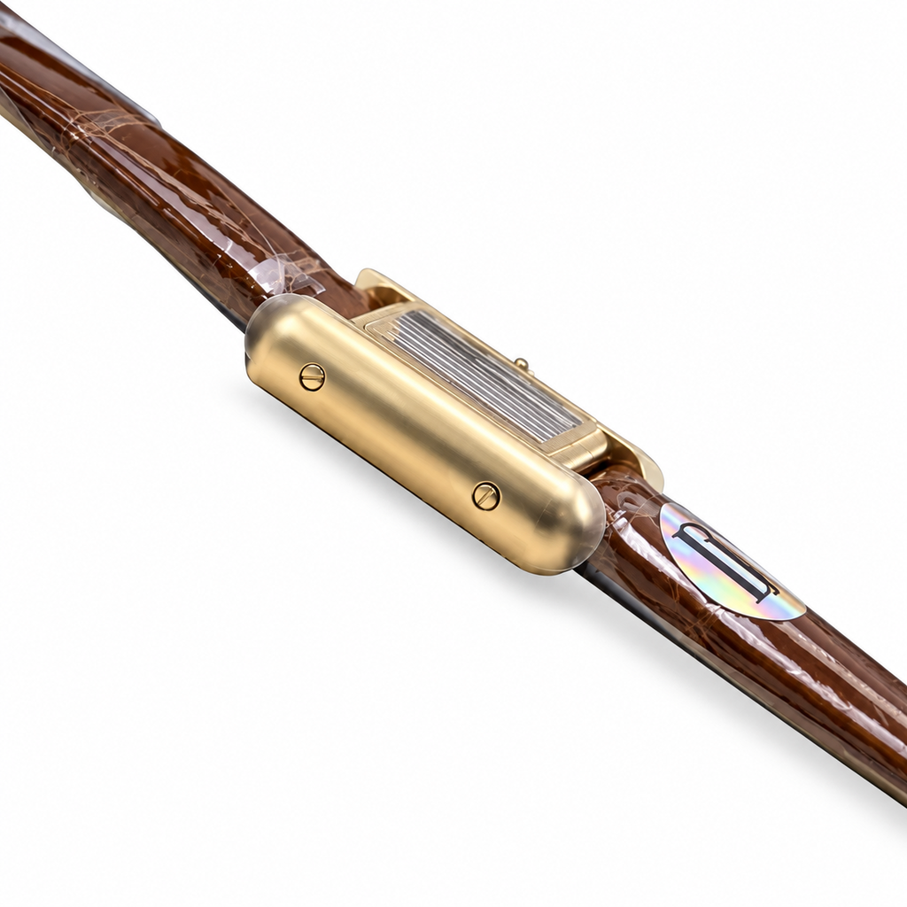 Cartier Tank Louis Cartier — 18K Yellow Gold, White Dial & Brown Alligator Strap