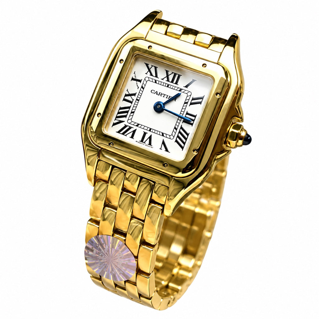 Cartier Panthère de Cartier — 18K Yellow Gold Bracelet & Cream Dial