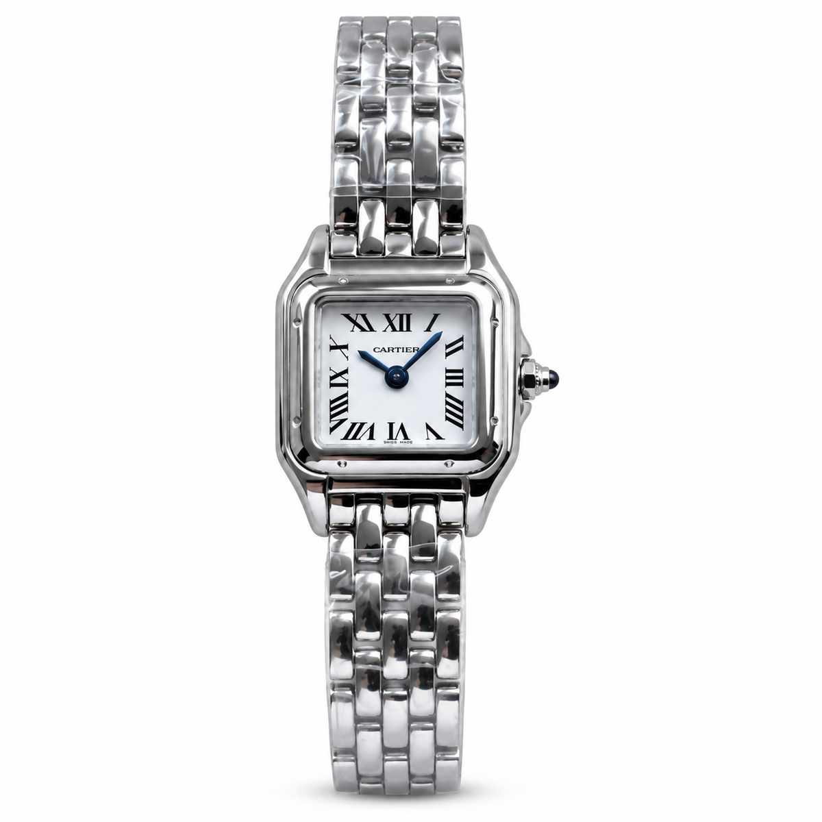 Cartier Pantère de Cartier Small Steel White Dial Quartz Bracelet Watch – KDY