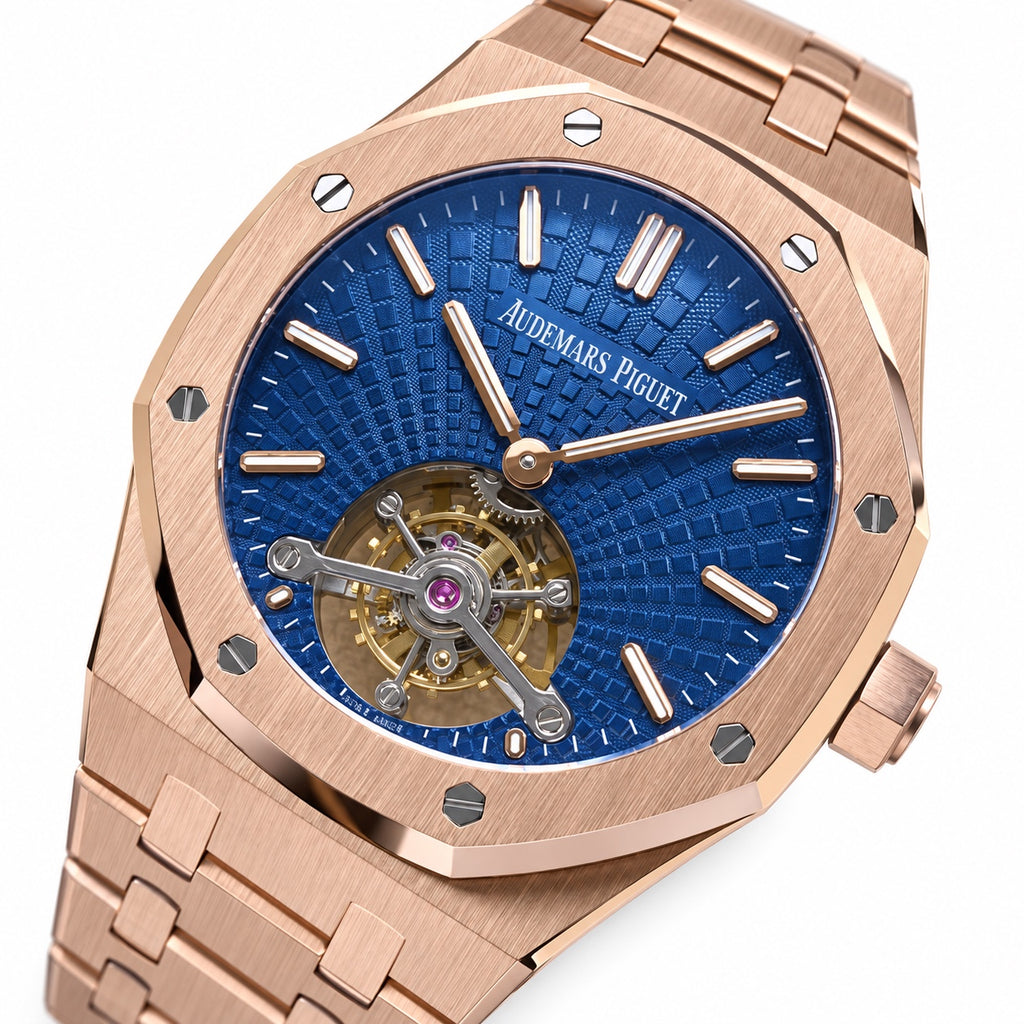 Audemars Piguet Royal Oak Tourbillon – Rose Gold Blue Dial 41mm
