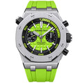 Audemars Piguet Royal Oak Offshore Diver Chronograph Green Dial Rubber Strap Watch
