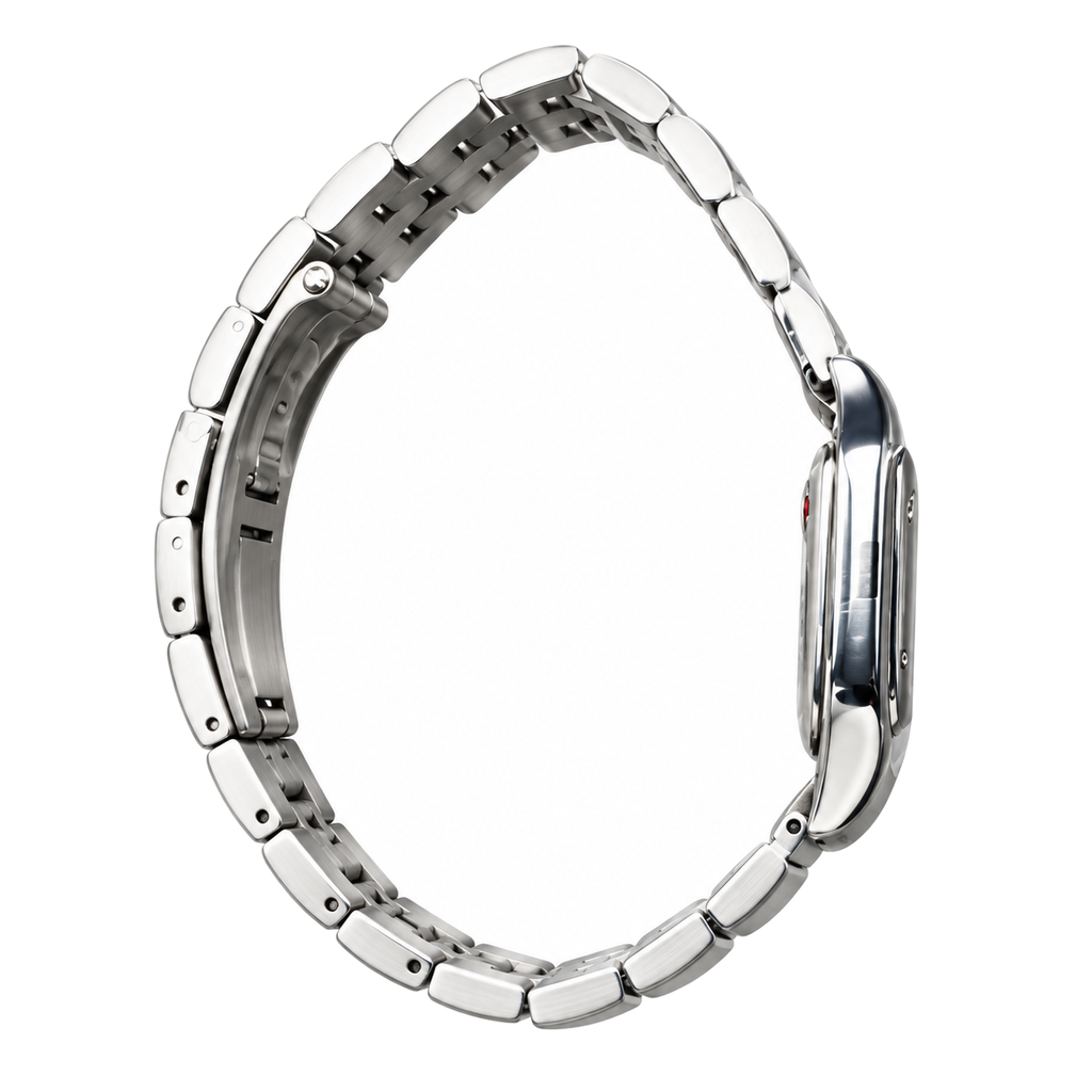 Cartier Panthère de Cartier — Stainless Steel, White Dial & Steel Bracelet, Medium