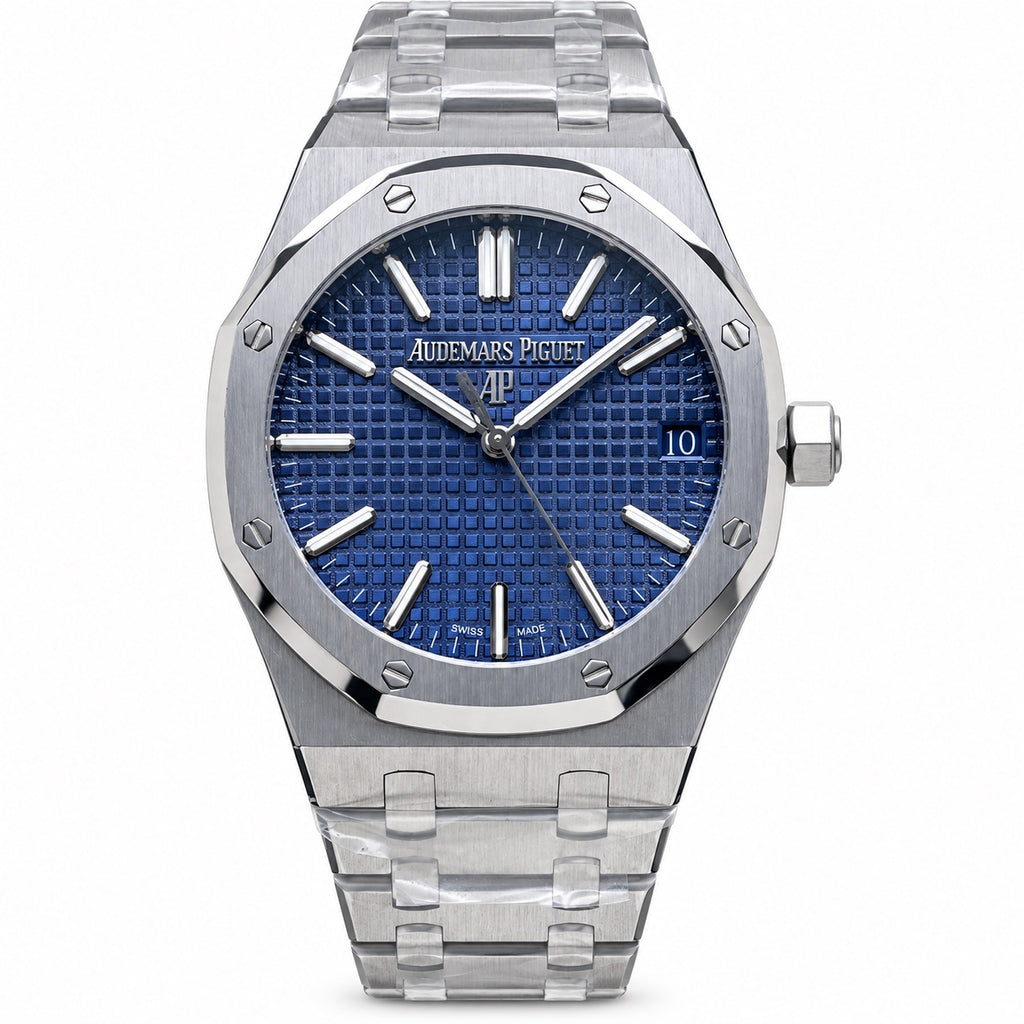 Audemars Piguet Royal Oak 41mm – Steel Blue Tapisserie Dial
