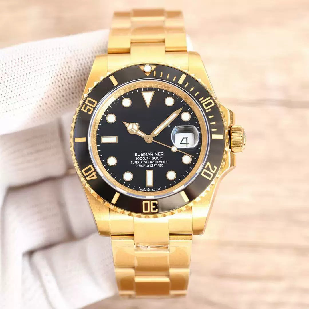 Rolex Submariner Date — Steel, Black Dial & Green Ceramic Bezel, Oyster Bracelet, 41mm