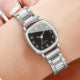 Women's Square Starry Sky Watch – Rose Gold Crystal Steel Bracelet