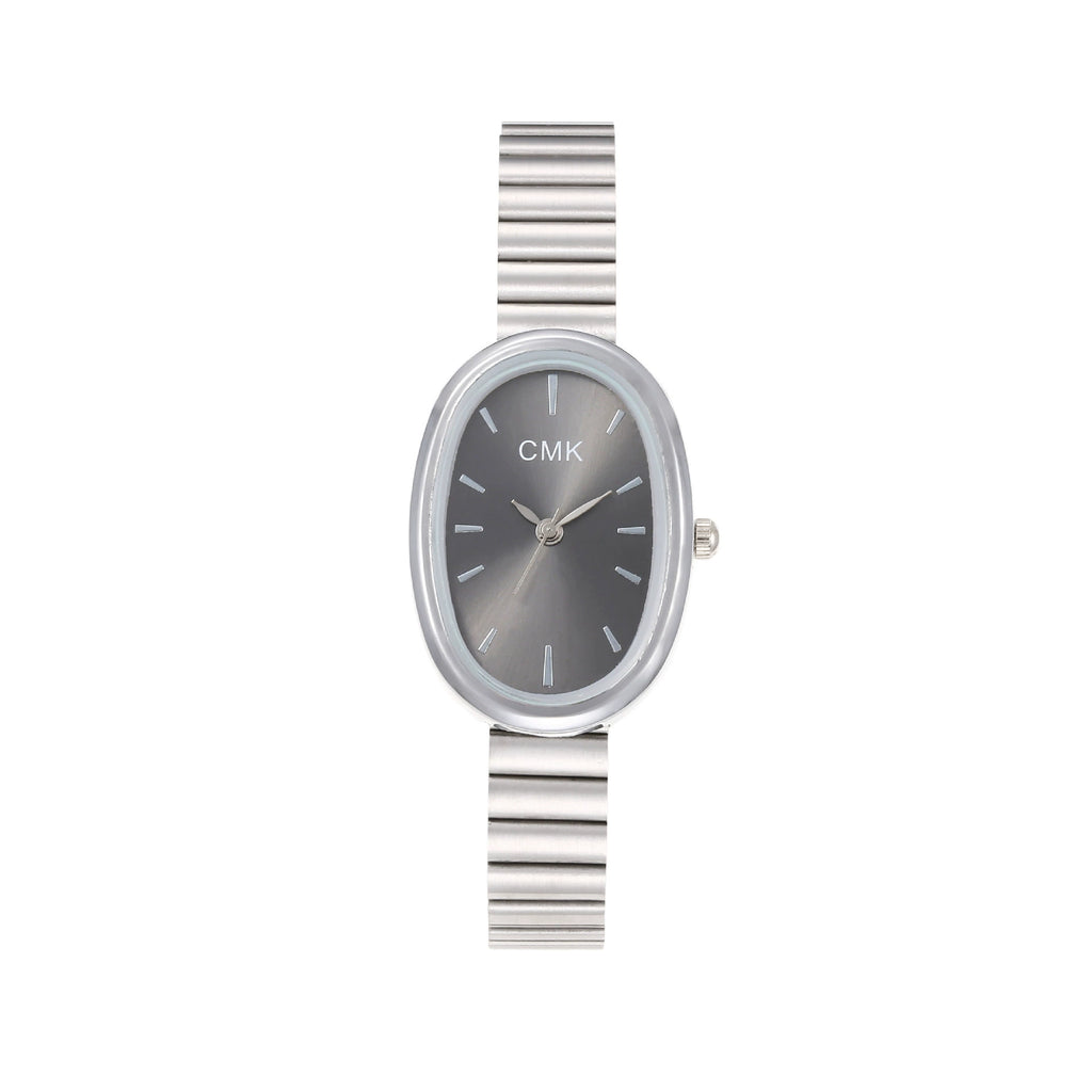 Women's Minimalist Square Watch – Gold Thin Case White Dial