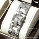Women's Square Crystal Bracelet Watch – Silver Diamond Links