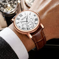 Cartier Ronde Solo de Cartier Automatic — 18K Rose Gold, White Dial & Brown Leather Strap